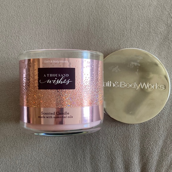Bath & Body Works Other - B&BW, A Thousand Wishes 3-Wick Candle